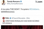 龙赛罗社媒致敬C罗:THE GOAT传奇仍在继续,爱你!SIIIIIIIIUUUU